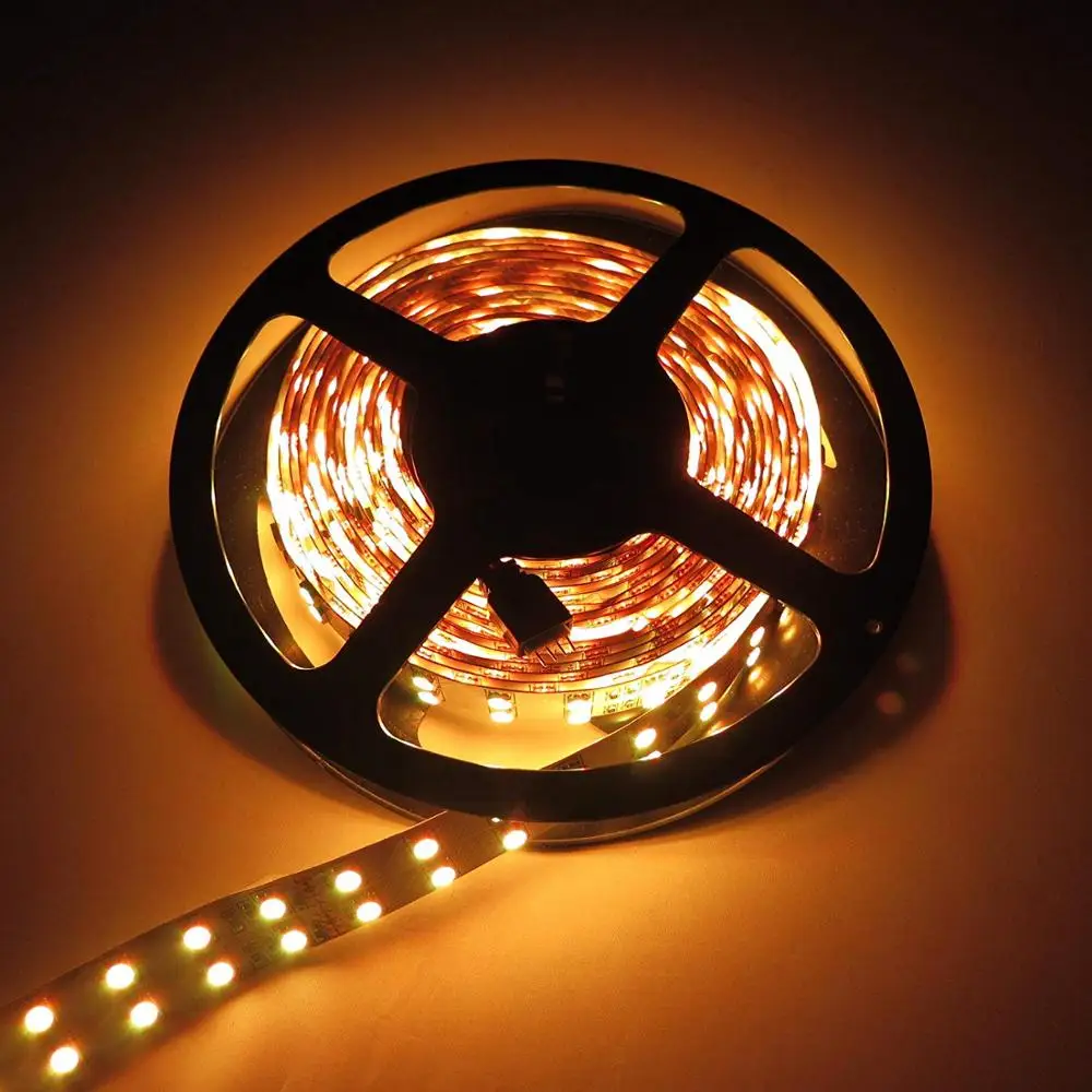 Гибкая двухрядная Светодиодная лента 5050 SMD 5 м 600LED s RGB 120LED s/M 12 В DC | Лампы и