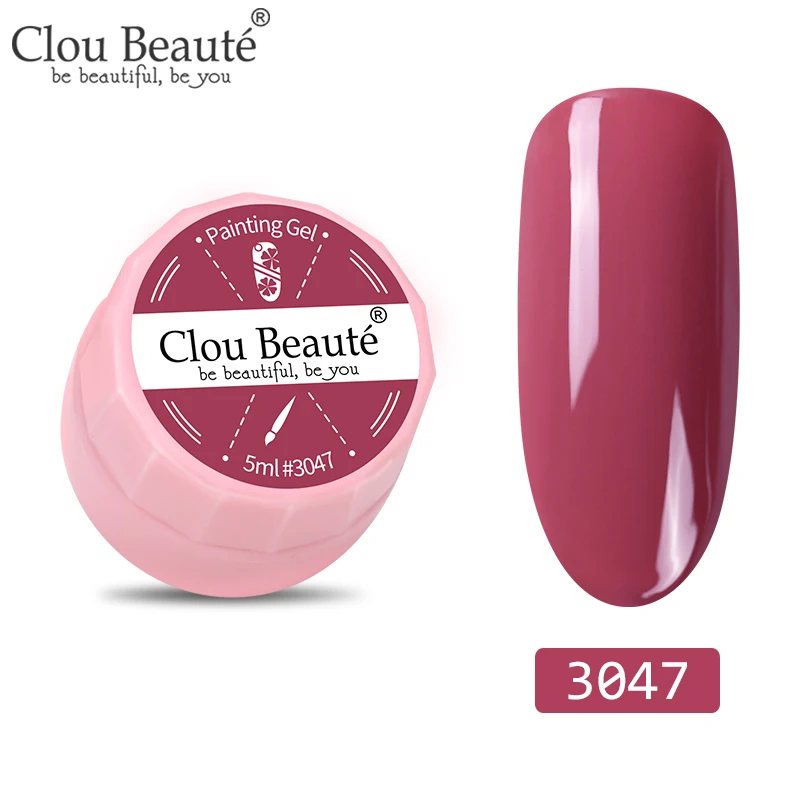 3047 Clou Beaute 72 цвета гель-краска УФ/светодиодный гель для ногтей замачиваемый дизайн ногтей светодиодный лак для ногтей УФ-гель для ногтей DIY Краска паук гель лак - Цвет: 3047