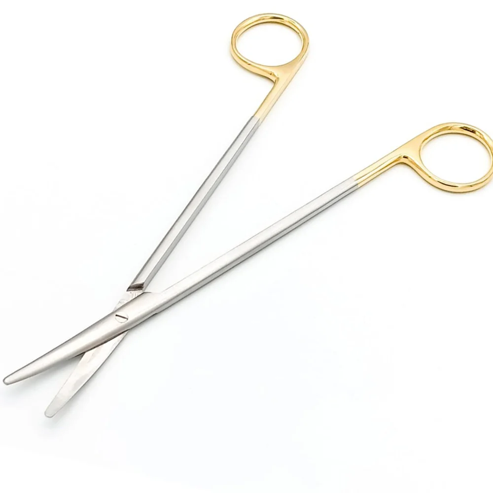 TC НОЖНИЦЫ Метценбаума изогнутые тонкие ткани для резки миндалин тупые узкие