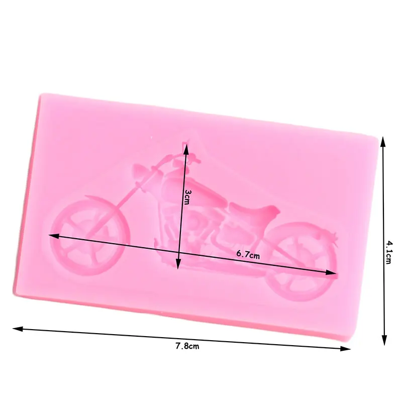 3D мотоциклетные силиконовые формы сделай сам для детского дня рождения форма