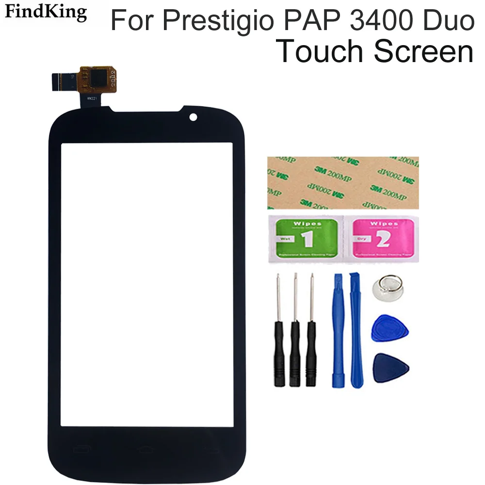 Сенсорный экран для Prestigio MultiPhone PAP 3400 Duo PAP3400 смартфон Передний сенсорный
