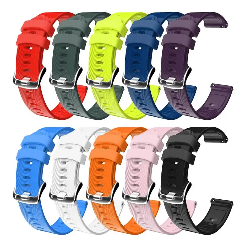 Новый 10 цветов мягкий силиконовый сменный ремешок для Garmin Vivoactive3 Vivomove HR Браслет