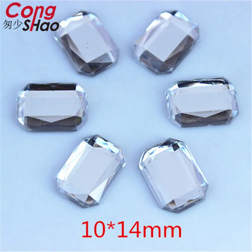 200-50pcs/bag Crystals Clear Rhinestones trim Flat Back Stones Acrylic Beads For DIY Wedding Dress jewelry Decoration WC784 | Дом и сад