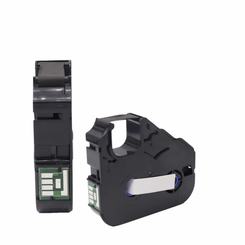 PT-200BK/PT-200WE Compatible for Canon Printer Ribbon 100M Standard Label Tapes Cassette 10PCS for Canon Printing Machine