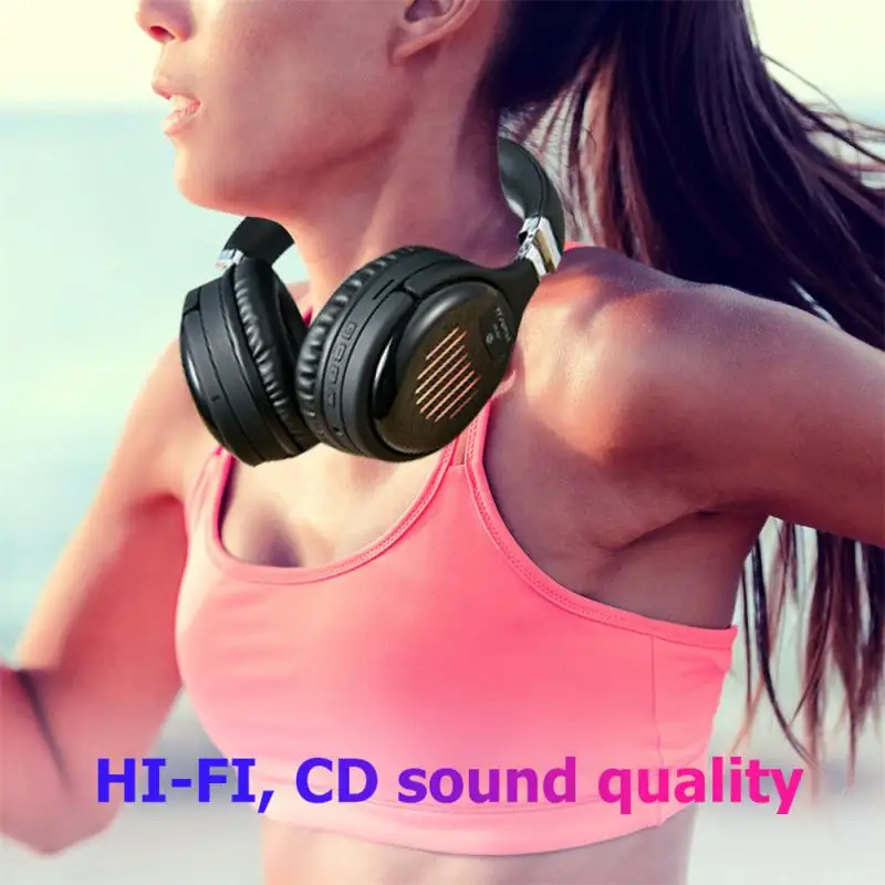 

2021 New Hi-Fi Wireless Headphone Bluetooth Headset Folded Hifi Stereo Gaming Earphone Sports Music Waterproof Headphone