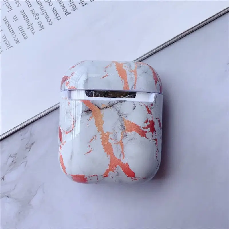 

Silicone Case Earpods Accessory Wireless Earphone Case for Apple Airpods Pro 2 Case Marble Headphone Cover for Air Pods