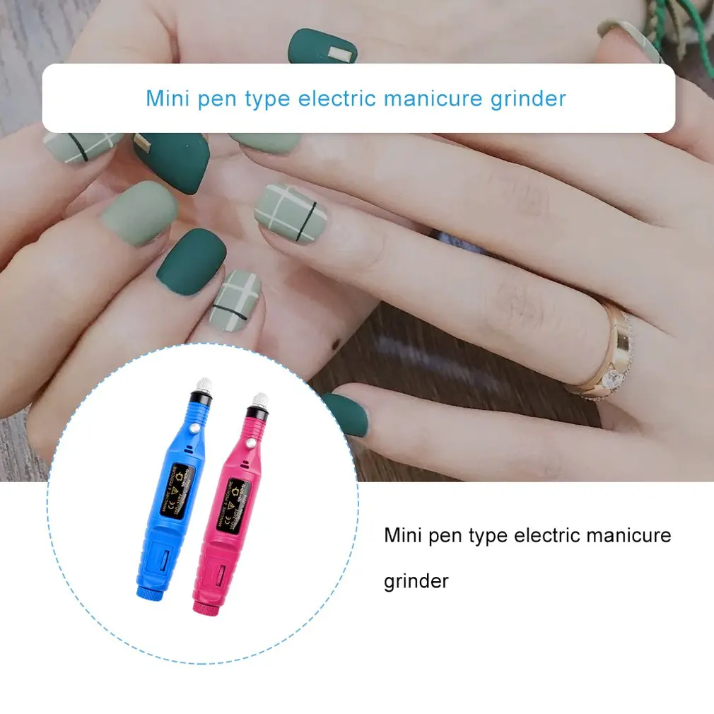 

Electric Drill Nail File Acrylic Art File Manicure Pedicure Portable Machine Kit Practical durable kit