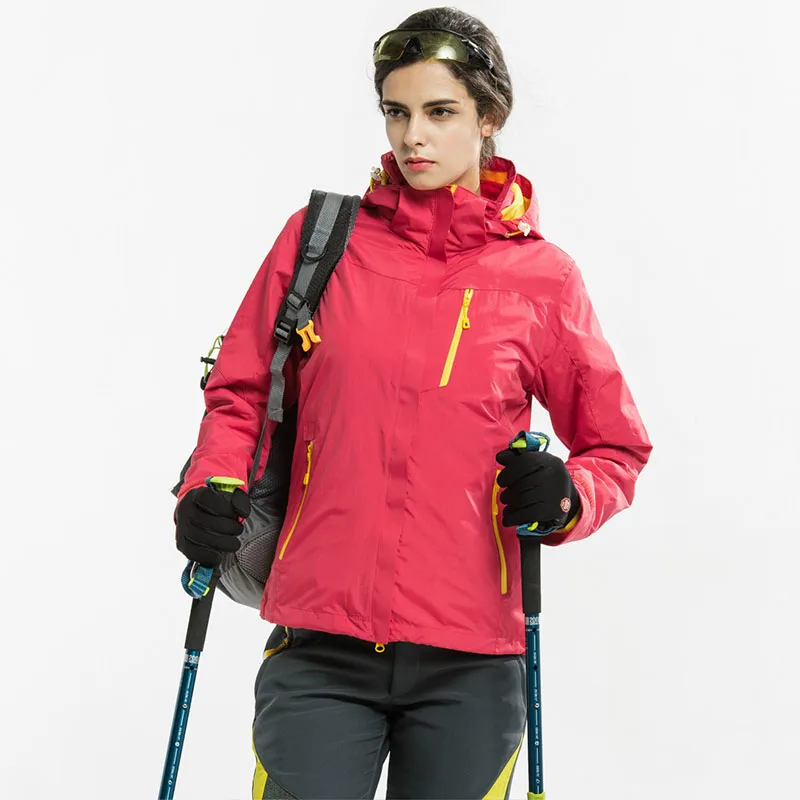 Лыжная куртка Мужская и женская водонепроницаемая ветрозащитная утепленная