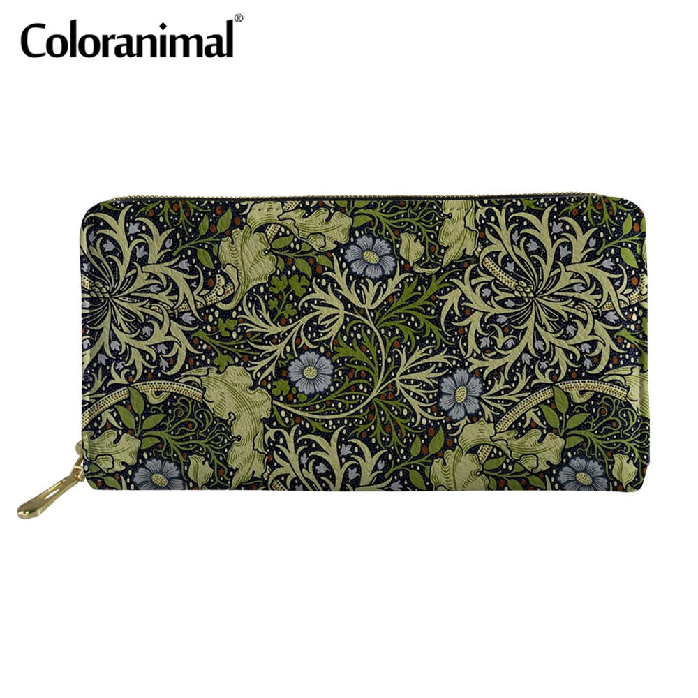 Coloranimal высокого качества PU кожаный бумажник для женщин необходимость клатч с