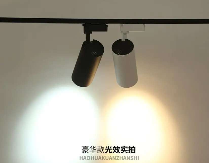 

Dimmable LED Track Light 15W 20W 30W COB Ceiling Lamp Mounted Rail Track Spotlight Decorative Lighting for Shop Stores AC85-265V