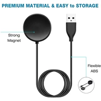 1m universal wireless charging cable for samsung galaxy watch3active2 sports watch usb power supply cradle adapter accessories