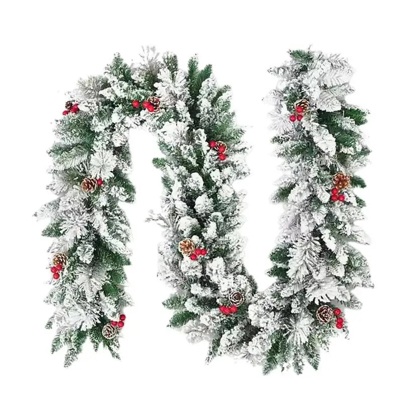 

Рождественская ротанговая гирлянда 1,8 м, Искусственная елка, Ротанговые лозы 2022, Рождественское украшение для внутреннего или наружного де...