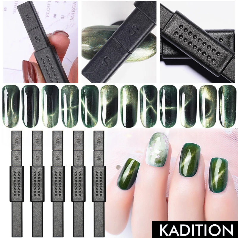 KADITION кошачий глаз УФ гель для ногтей Магнитный дизайн в домашних условиях