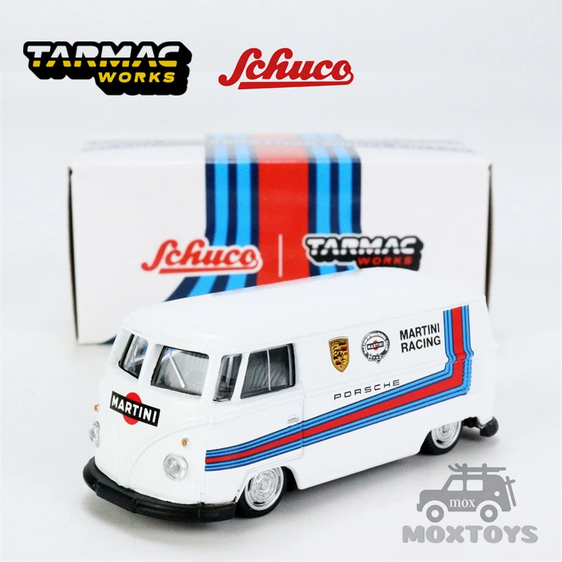 

Tarmac Works 1:64 VW T1 Panel Van Martini Racing Diecast Model Car