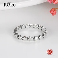 hot selling 100 925 sterling silver ring star ring fashion rings for women luxury fine jewelry finger rings gift