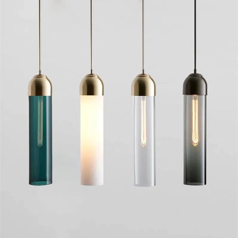 

Pendant Lamp Nordic Modern Minimalism LED E14 Glass Pendant Lamp For Bedroom Study Lvingroom Bar Cafe Indoor Hanging Lamps