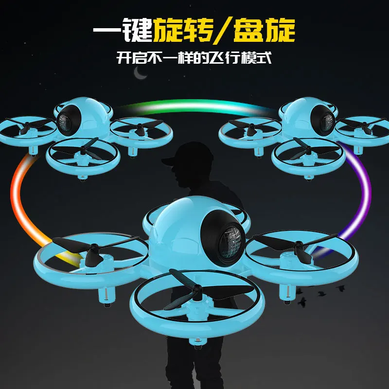 Mini Drone Remote control Quadrocopter RC Helicopter 2.4G Gyro drones With Headless Mode Lights Shine | Игрушки и хобби