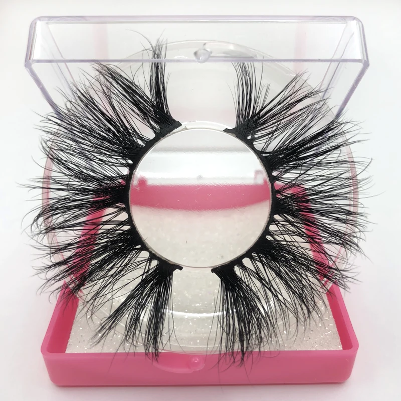 

Настоящие норковые накладные ресницы 25 мм натуральные длинные висячие ресницы ручной работы без грубости перекрещивающиеся ресницы