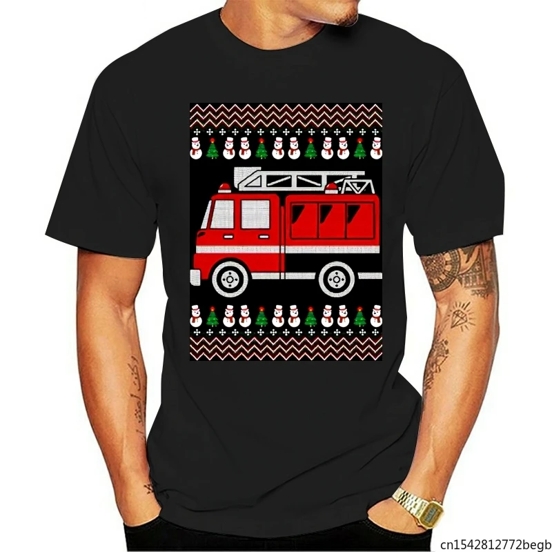 

Firefighter Christmas Men's T Shirt