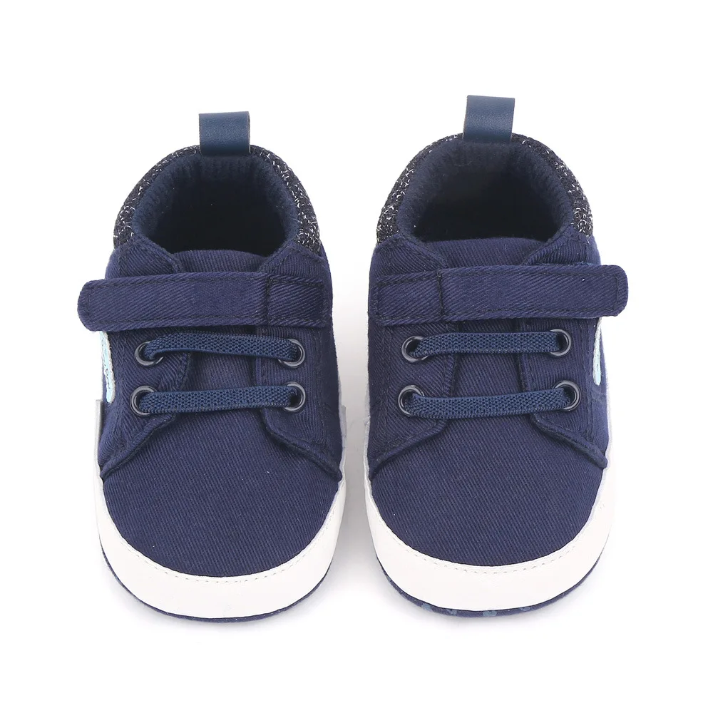 Baby Boy Shoes Classic Canvas Sports Sneakers Baby Shoe Soft Sole Anti-slip Newborn Infant Shoes For Boy Prewalker First Walkers