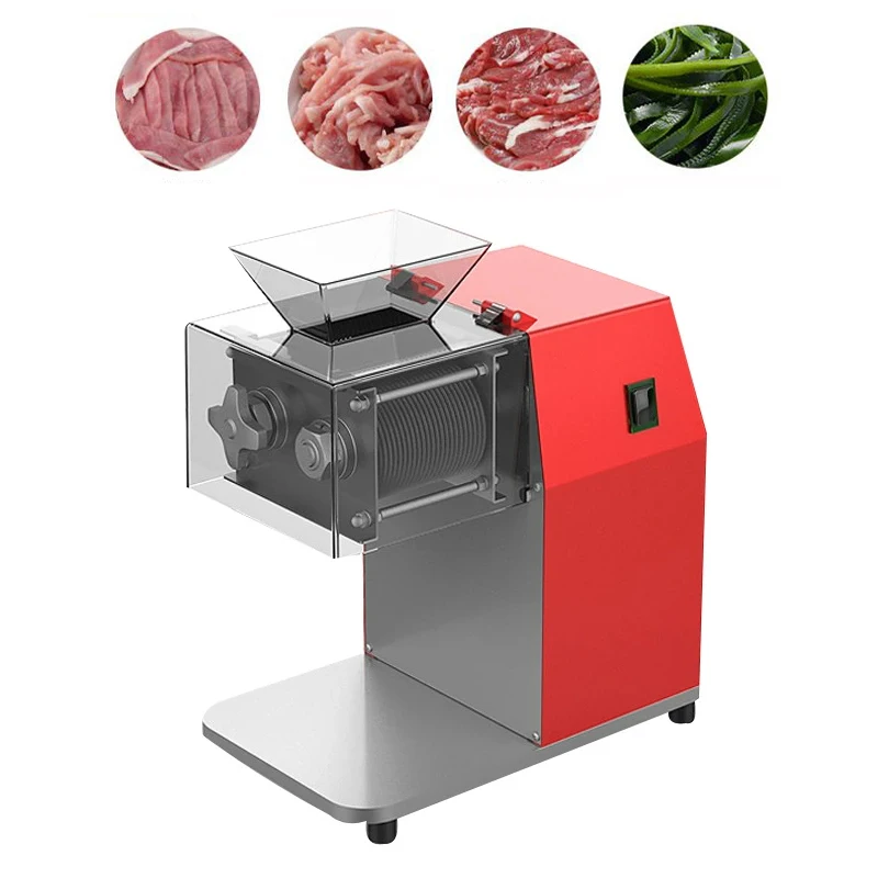 

Meat Cutter Electric Slicer Shredding Machine Durable Food Chopper Chipper Commercial Home Vegetable Cutting Machine 1100W