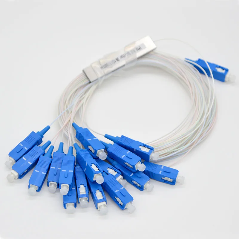 Новый оптоволоконный коннектор 0 9 мм одномодовый SC/APC 1:16 PLC блокирующий оптовый
