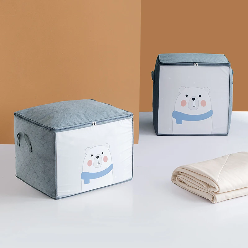 

Newly Bag Organizer Aniti-Dust Anti-Moisture Large Non-Woven Fabric Handbag with Zipper VA88