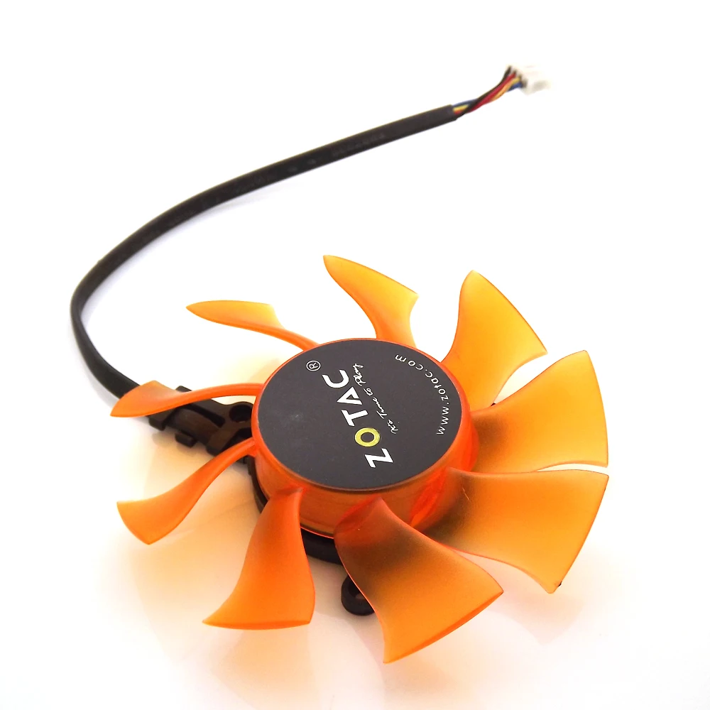 Бесплатная доставка FD8015U12D 12В 0.5A 75 мм VGA вентилятор для ZOTAC GTX460SE GTX560TI видеокарта