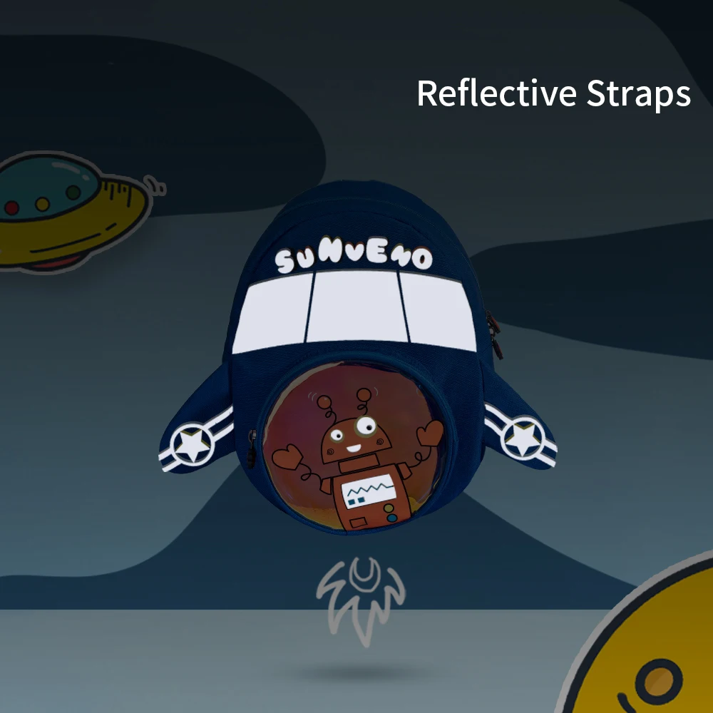 Sunveno детский вместительный рюкзак с роботом портфель для детского сада