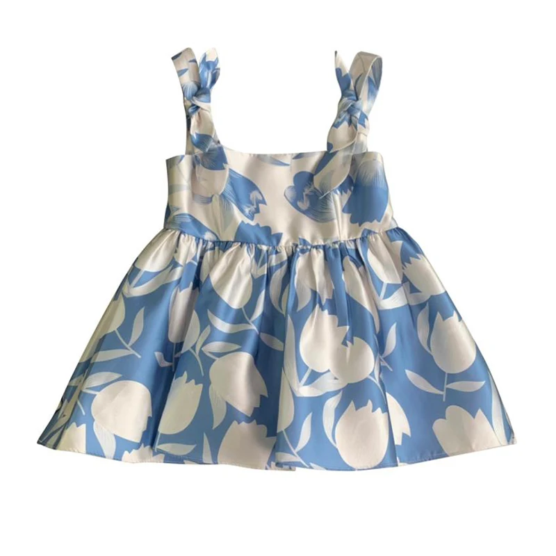 

Майка женская с высокой талией, модный жилет с винтажным принтом, квадратный воротник, без рукавов, летняя