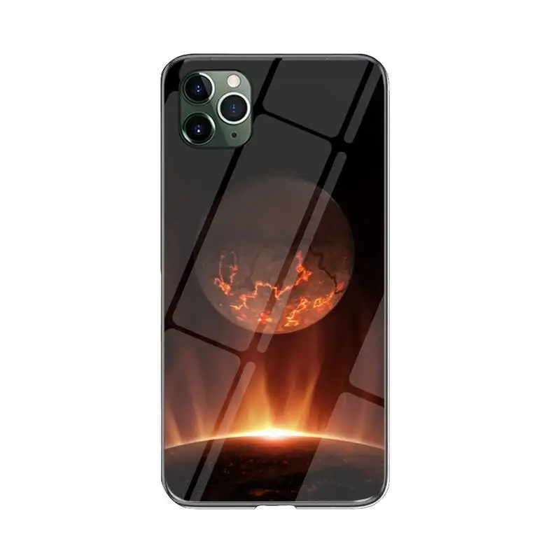 

FHNBLJ Dead Moon Phone Case For iPhone 12 mini 12 PRO Max 11 pro XS MAX 8 7 6 6S Plus X XR cover