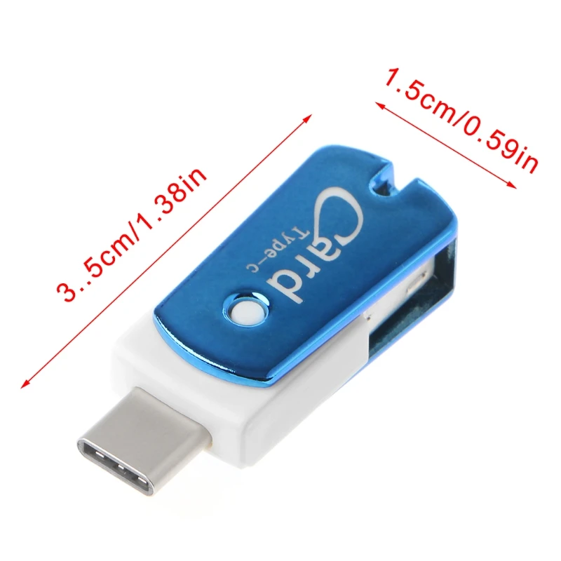 USB 3 1 Type C USBC к Micro SD TF кардридер адаптер для ПК Cellphon|USB-хабы| |