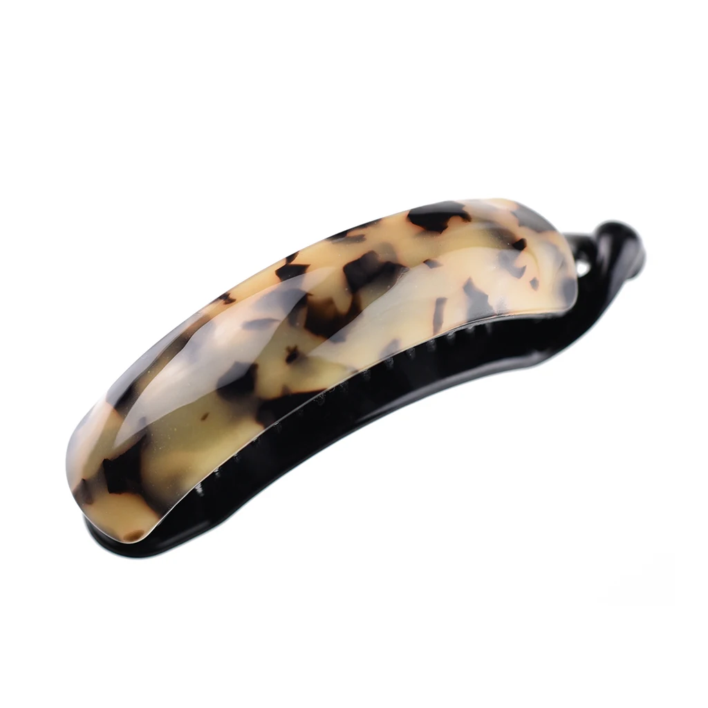 Большой зажим для волос из ацетата держатель конского хвоста |