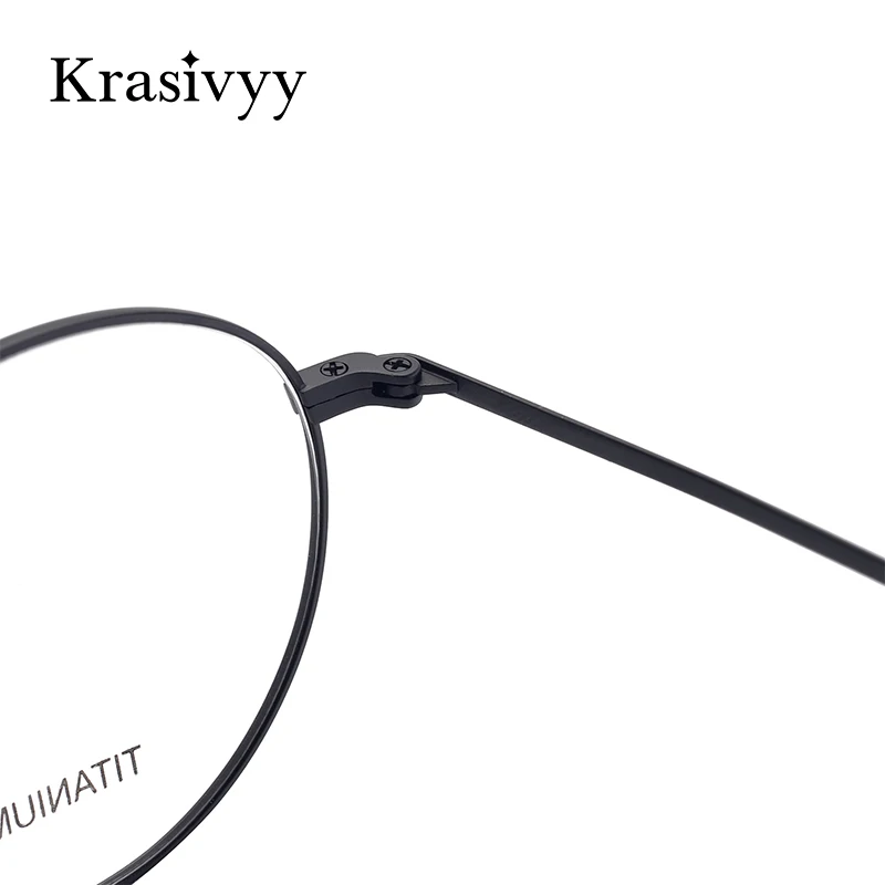 Оправа для очков Krasivyy из чистого титана брендовые дизайнерские оптические очки