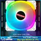 COOLMOON 120 мм шасси RGB охлаждающий вентилятор небольшой 6pin для рабочего стола чехол великолепные шасси радиатор процессора PC тихий Охлаждающий радиатор Кул