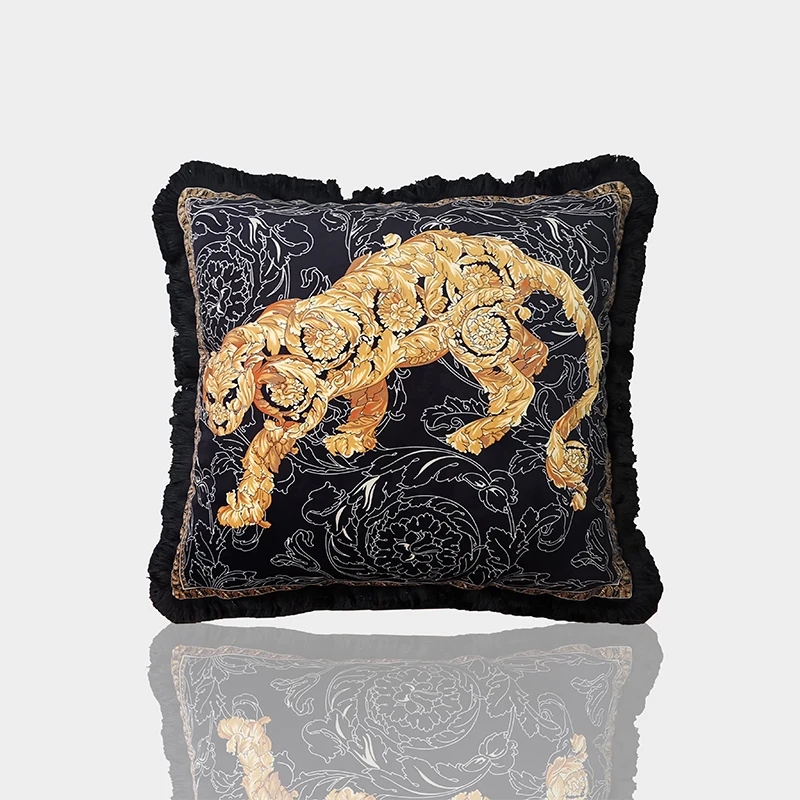 Европейский классический ретро наволочка с леопардовым принтом на талию для