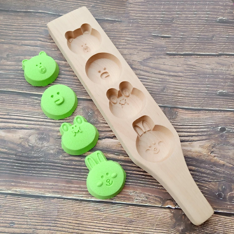 Деревянный лунный торта ручной работы с экологически чистой Кондитерские