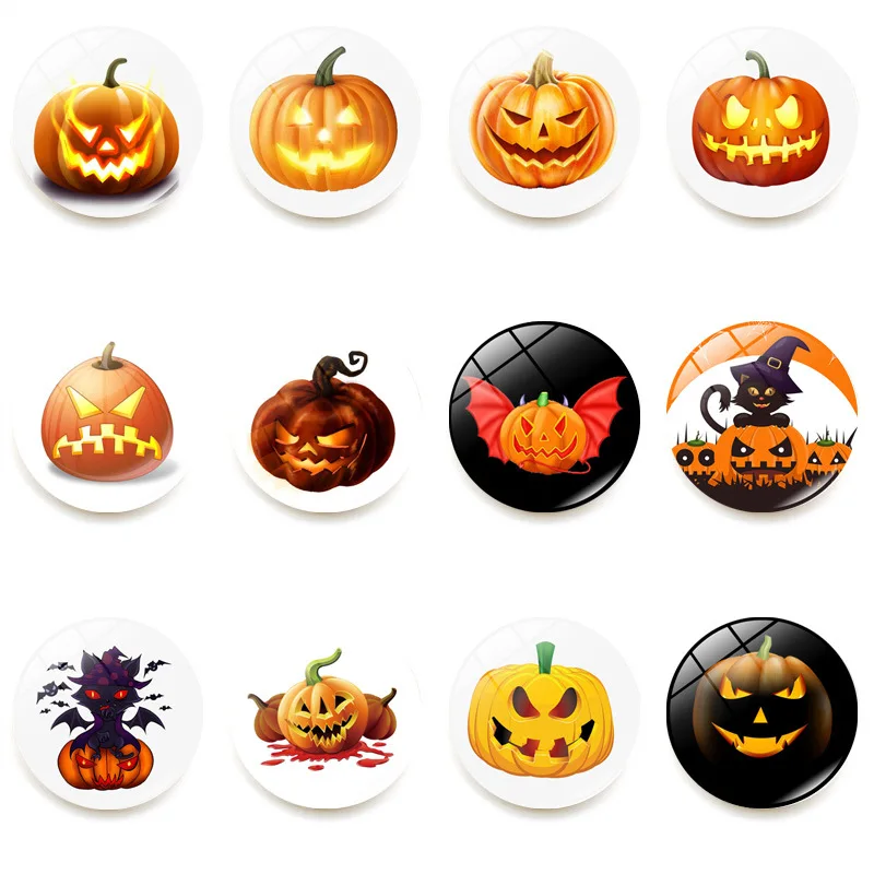 5 шт./компл. креативные магниты на холодильник в виде тыквы Хэллоуина сильные