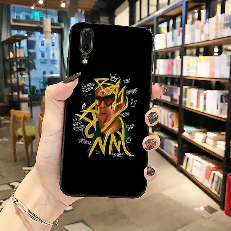 

Yo Perreo Sola Bad Bunny singer Phone Case For Huawei honor Mate P 10 20 30 40 i 9 8 pro x Lite smart 2019 nova 5t