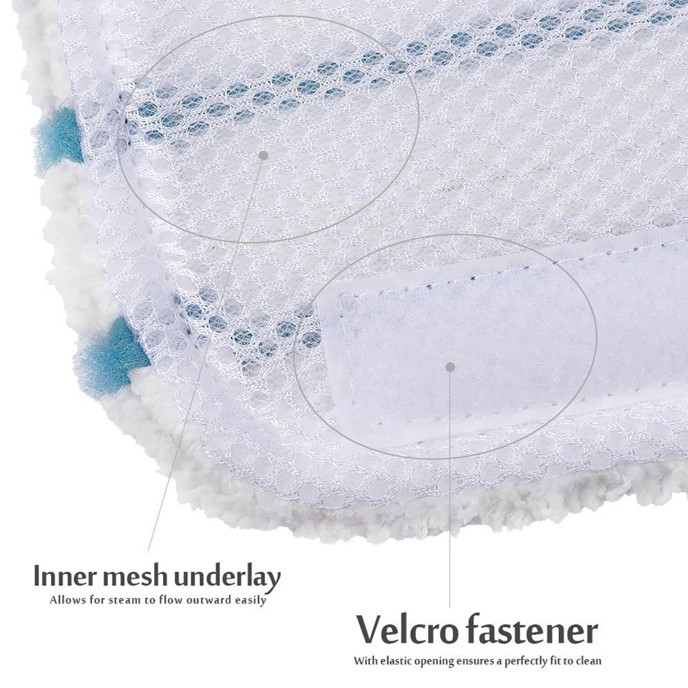 

5Pcs Vacuum Cleaner Washable Mop For Black Decker Handheld Replacement Pad Microfiber Steam Clean Fsmh1600 1610 1620 1630 parts
