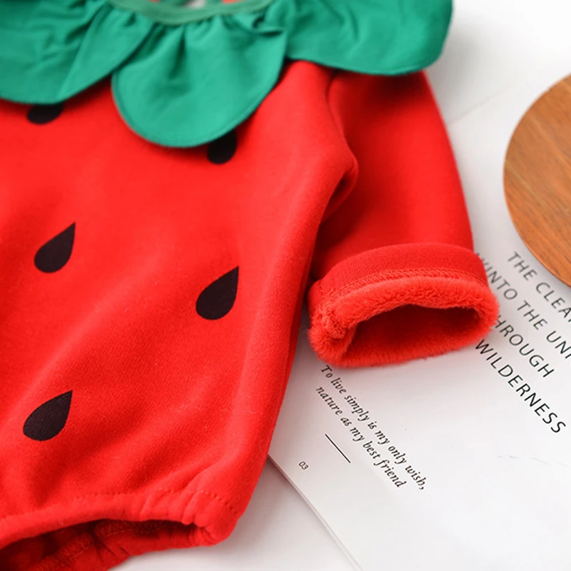 Милая одежда для маленьких мальчиков и девочек осенне-зимний комбинезон