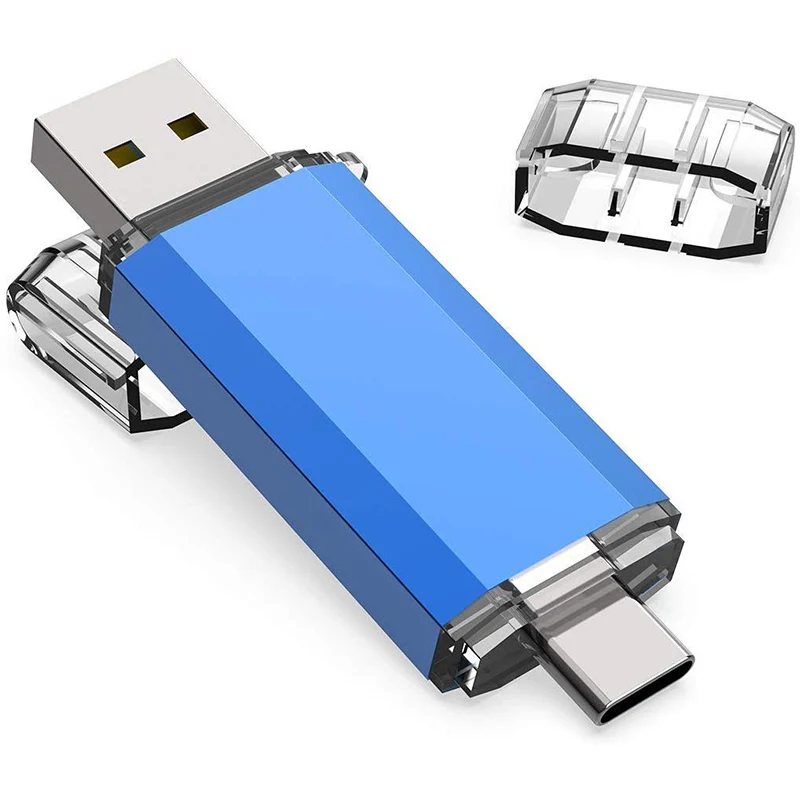 USB Flash Drive 3 IN 1 USB3.0 & Type C OTG Pen Drive 32GB 64GB 128GB 256GB 512GB High Speed USB Stick Pendrives