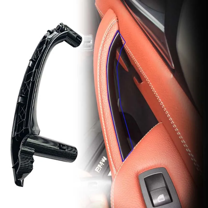 Обновленный LHD RHD комплект из 4 предметов внутренняя дверь углеродного волокна