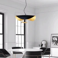 nordic decorative metal hat chandelier for living room cafe restaurant hotel creative personality modern art led lighting