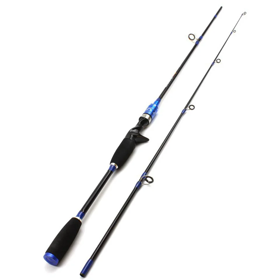 Новый дешевый 1 8 м спиннинговое литье удилище карбоновое рыболовное М МОЩНОСТЬ