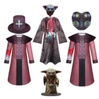 2021 Детские костюмы Чумного доктора, маска Чумного доктора, детский косплей, карнавал, ужас, удары, наряд, маска, костюм на Хэллоуин