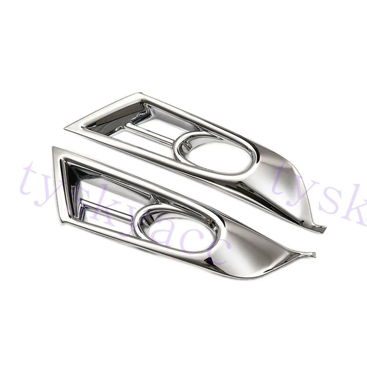 Передний противотуманный светильник из АБС пластика хромированный накладка