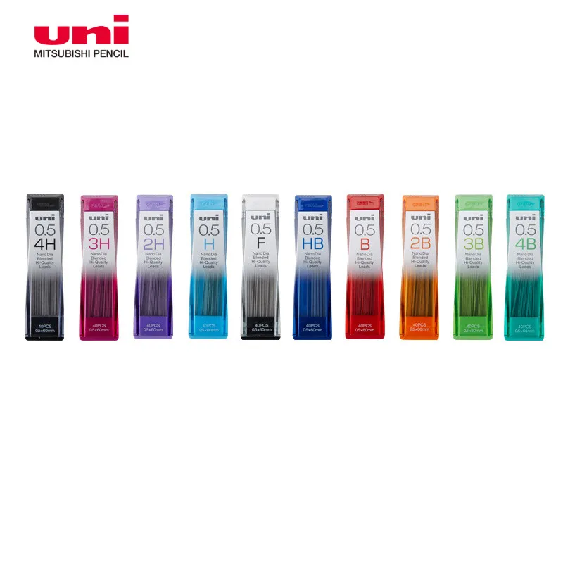 Японский uni Mitsubishi Lead Core 0 3/0 5/0 7/0 9-202 ND Nano Diamond Super Auto Pencil Writing непрерывный 2 |