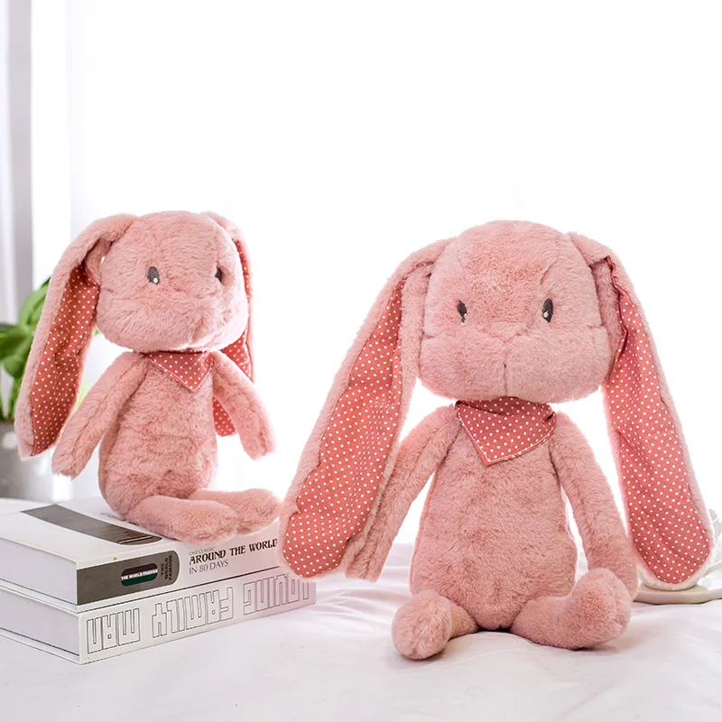 Милый мультяшный кролик с длинными ушками плюшевая кукла детские мягкие игрушки