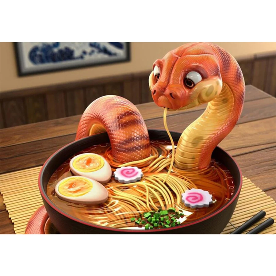 Новое поступление 5d алмазная живопись сделай сам змея 3D полная выкладка вышивка